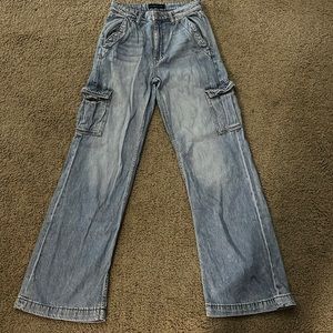 Aeropostale high rise size 2 wide leg jean